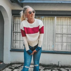 Color-Block Sweater